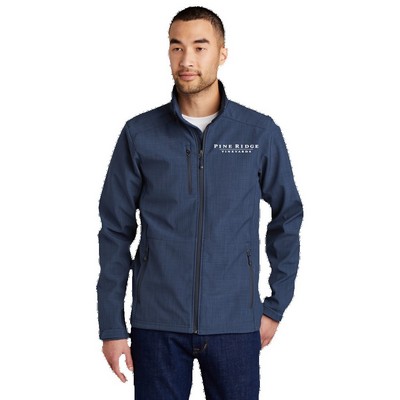 Eddie Bauer® Shaded Crosshatch Soft Shell Jacket