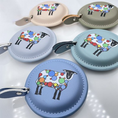 PU Leather Retractable Measuring Tape