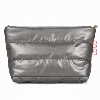 Puffy Quilted Makeup Bag