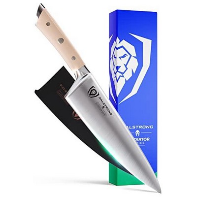 Dalstrong Chef Knife - 8 Inch Peach Handle - Gladiator Series