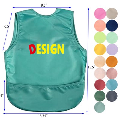 Mess Proof Apron Toddler Bibs