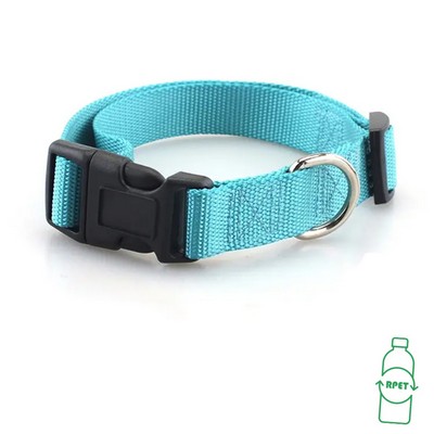 RPET Screen Printed Pet Collar with Buckle Release