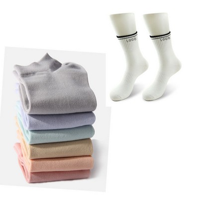 Customizable Logo Cotton Socks