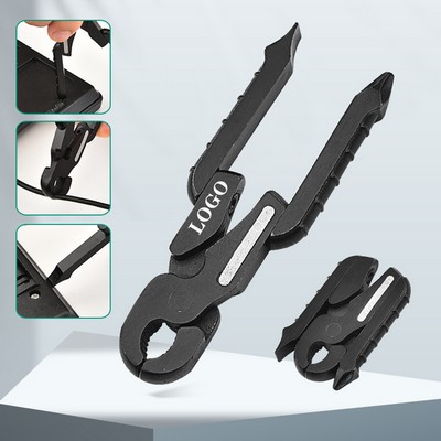 Multifunctional Stainless Steel Folding Mini Pliers Screwdriver