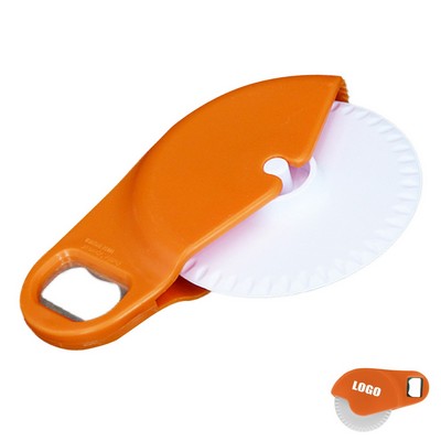 Durable Pizza Cutter with Integrated Bottle Opener