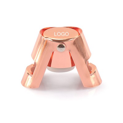 Rose Golden Color Stainless Steel Champagne Stopper