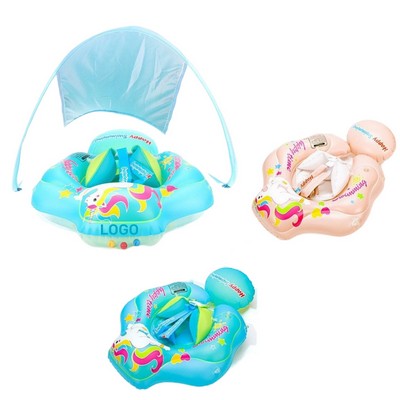 Baby Sunshade Inflatable Float Ring