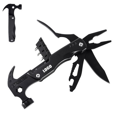 Multi Claw Hammer Tool Kit With Pliers And Stainless Steel Construction