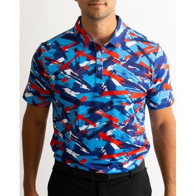 Men's Golf Polo - Freedom Track