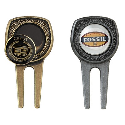 Cast Divot Tool w/ 7/8" Ball Marker