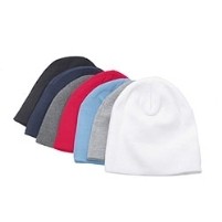 Fine Gauge Tight Weave Acrylic Knit Beanie Cap