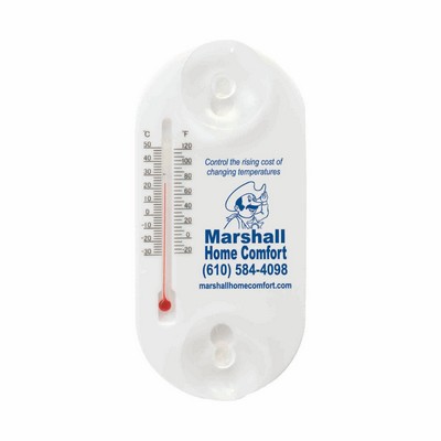 Acrylic Oval Temperature Gauge