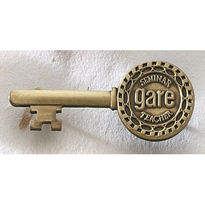 Series 3650 Economical Antique Brass Lapel Pin (Up to 3/4")