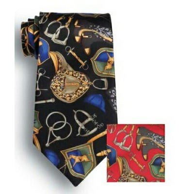 Saddle Up Novelty Tie - Black