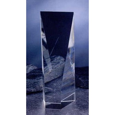 Crystal Trapezoid Tower Award (2 3/16"x2 1/2"x7")