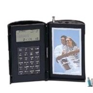 2 3/8"x2 5/8"x4 1/8" Radio & Calendar & Pen Holder