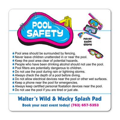 Health & Safety Pool Safety Magnet