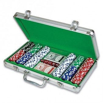 Poker Set In Stainless Case