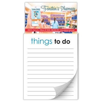 Magna-Pad Business Card Magnet - Stock Things To Do (50 Sheet)