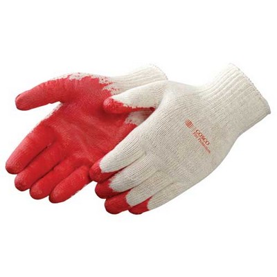 Red Latex Palm Coated Gloves