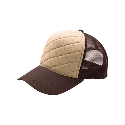 Fashion Quilted Trucker Cap