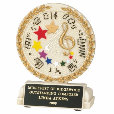 Cast Stone Medal General Music Trophy