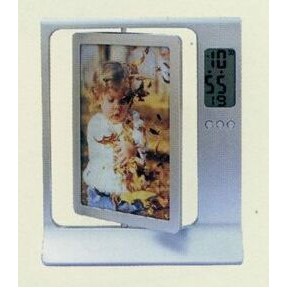 Digital Clock w/ Rectangular Picture Frame