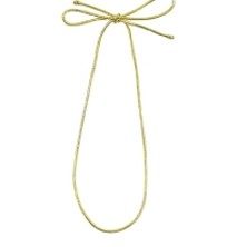 10" Gold Stretch Loop Ribbon & Bow