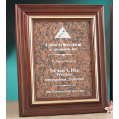 Custom Genuine Granite Executive Plaque (8"x10")