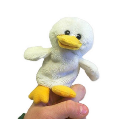 Custom Plush Duck Finger Puppet