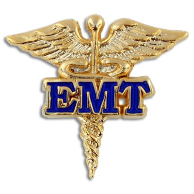 EMT Caduceus Lapel Pin