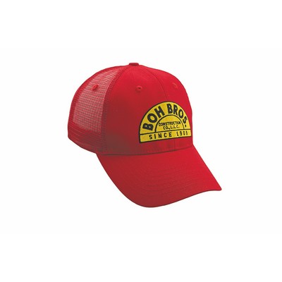 Trucker Structured Basic Twill Trucker Cap