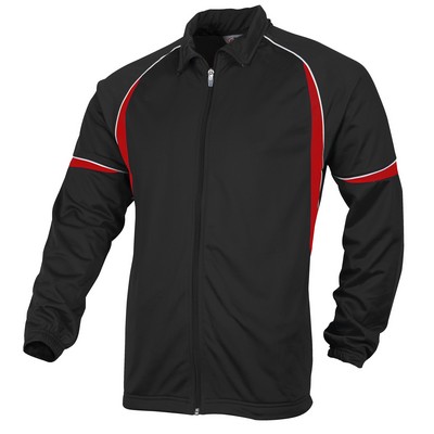 Men's Adult Dominance Brushed Tricot Warm-Up Jacket