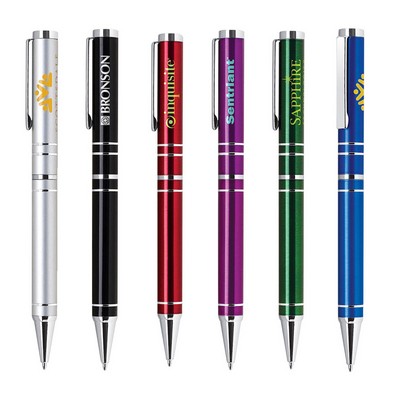 Twist Action Aluminum Ballpoint Pen