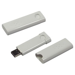 White Rectangular Flash Memory Drive V2.0