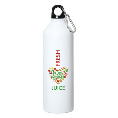 25 Oz. Aluminum Water Bottle/Carabiner