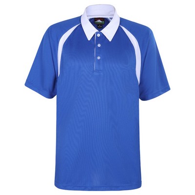 Wicking Performance Polo Shirt w/Shoulder Accents