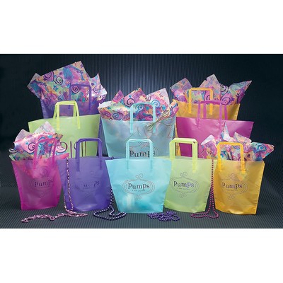 Frosted Colored Trapezoid Bags