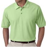 UltraClub Embroidered Men's Whisper Pique Polo