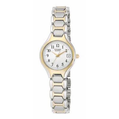 Citizen Quartz Women's Analog Stainless Watch w/ Honeycomb Bracelet