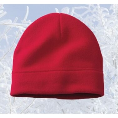 8" Fleece Beanie Hat