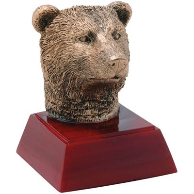 Bear Resin Award - 4" Tall