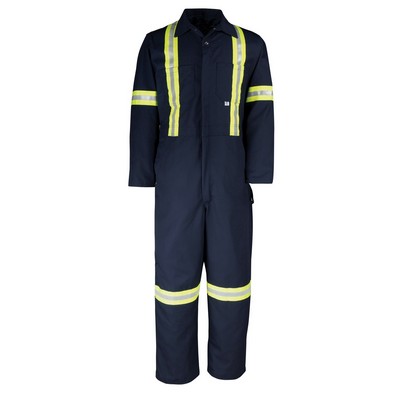 7.5 Oz. Premium Work Coverall w/Reflective Tape