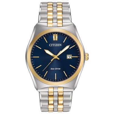 Citizen® Men's Corso Series w/Eco Drive 2 Tone Bracelet Watch