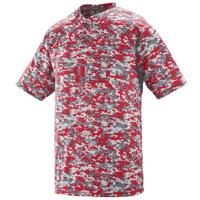 Digi Camo Wicking Two-Button Jersey