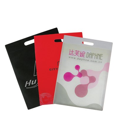 Custom 80g Non-Woven PP Die-Cut Bag 14"x16"