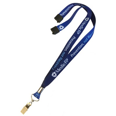 5/8" Dye-Sublimation Lanyard w/Safety Breakaway