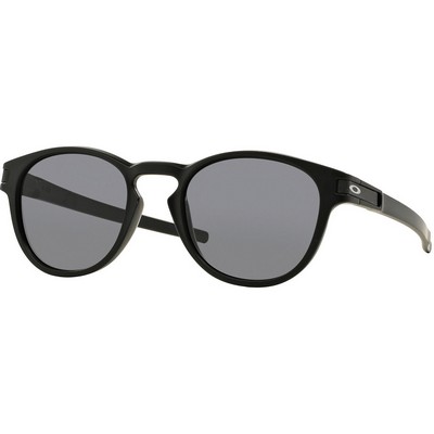 Oakley® Latch Sunglasses - Matte Black w/ Gray