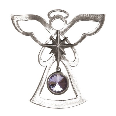 Birthstone Angel Ornament - June