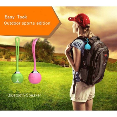 Outdoor Sport Wireless Speaker w/Easy Hook